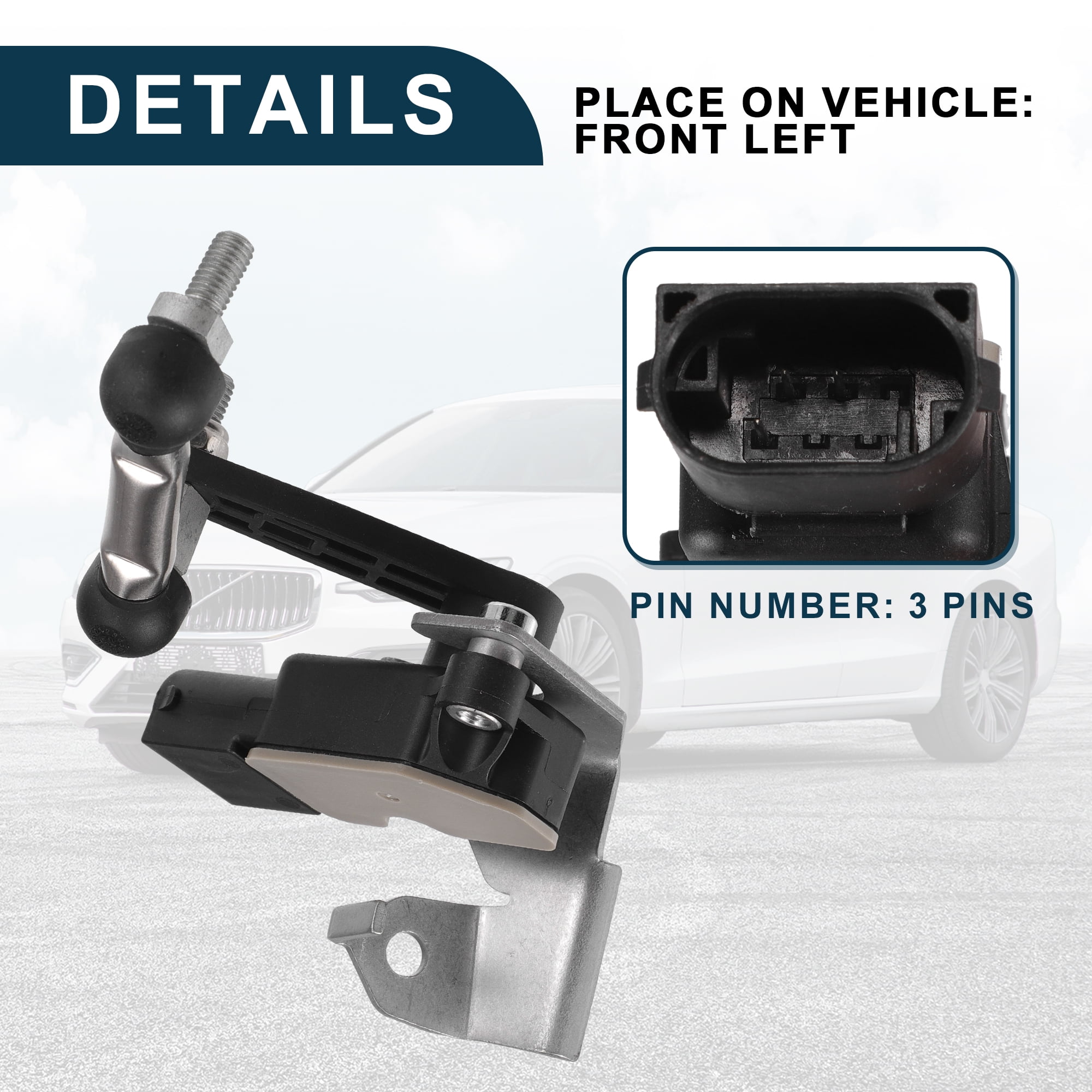 Unique Bargains Air Suspension Ride Height Level Sensor for