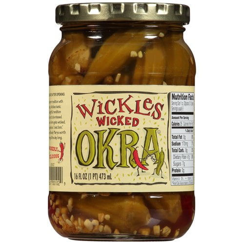 Wickles Wicked Okra Pickles 16 oz