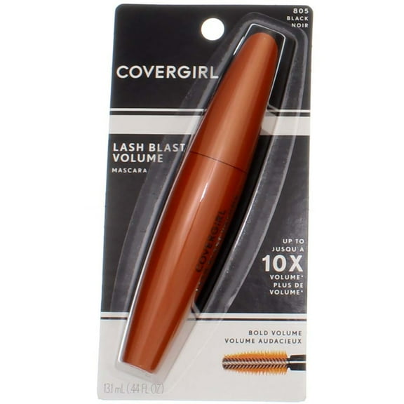 CoverGirl LashBlast Volume Mascara, Black [805], 0.44 oz (Pack of 4)