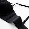 thumbnail image 6 of KDDYLITQ Push Up Bras for Women Lace Full Coverage Seamless Padded Everyday Bra Underwire Breathable Bras Black 34, 6 of 6