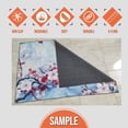 thumbnail image 2 of Guitar in Flower Garden Rug 3x5 ft = 95x155 cm Washable Rug, 2 of 5