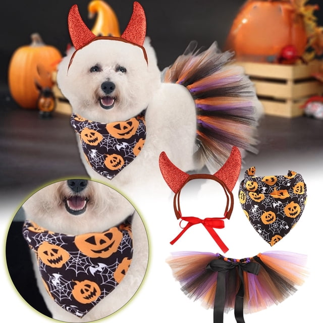 TIELUTT Halloween Pet Set for Cats Mesh Outfit with Pet Clothes for Small Dogs Female Pet Clothes for Cats for A Girl Pet Clothes for Cats Pet Clothes Hangers Metal Pet Clothes Hangers for Closet