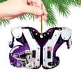 thumbnail image 3 of DIY American Football Shoulder Pads And Helmet for Christmas Tree Decoration Car Rearview Mirror Pendant Crafts Collection, 3 of 7