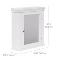 thumbnail image 3 of Teamson Home Stratford Single-Door Removable Wall Cabinet, 3 of 8