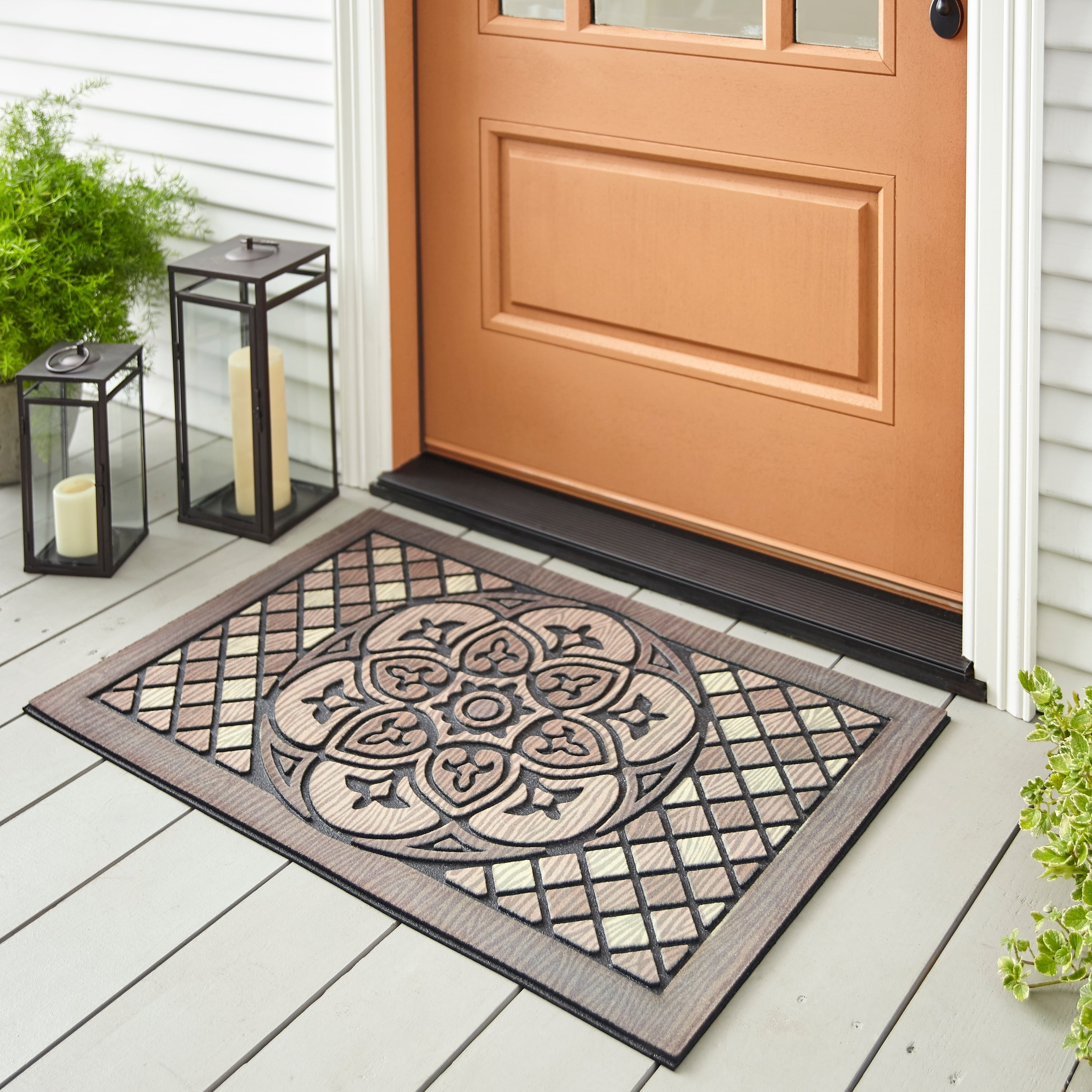 Mohawk Home Doorscapes Estate Mat Walk Medallion Mat Scatter