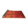 thumbnail image 2 of Ahgly Company Indoor Square Oriental Orange Industrial Area Rugs, 7' Square, 2 of 4