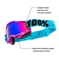 thumbnail image 2 of 100% Accuri 2 Goggles (One Size Fits Most, Orange / Clear Lens), 2 of 7