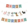 thumbnail image 1 of Banner de decoración de cumpleaños con dibujos animados de perros TSOUOEA para niños, 1 of 8