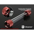 thumbnail image 3 of Bitspower Multi-Link Coupler Fitting for 12mm OD Rigid Tubing, Deep Blood Red, 3 of 3
