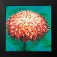 thumbnail image 2 of Atelier B Art Studio 12x12 Black Modern Framed Museum Art Print Titled - Abstract Dahlia Flower, 2 of 5