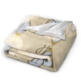 thumbnail image 4 of Money Symbol Graffiti Throw Blanket, Anti-Pilling Ultra-Soft Micro Fleece Cover Blanket for Bed Sofa, for All Seasons, 60"x50", 4 of 9