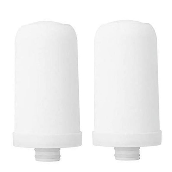 2pcs Ceramic Filter Water Tap Filtration Tap Water Filter Replacement Kitchen Faucet Purifier