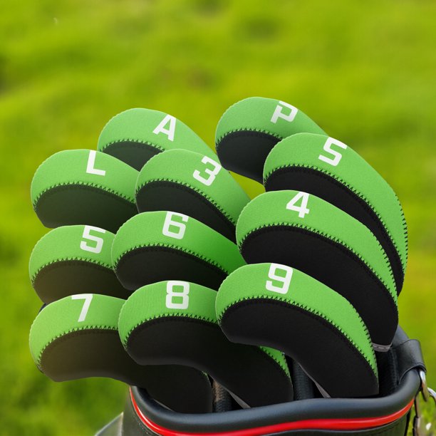 11pcs Golf Club Head Covers, EEEkit Golf Club Iron Cover Set, Golf Iron