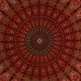thumbnail image 3 of Bless International Peacock Mandala 72" x 54" Tapestry, 3 of 4