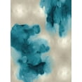 thumbnail image 2 of Mitchell, Lauren 19x24 Black Ornate Wood Framed with Double Matting Museum Art Print Titled - Entice in Aqua I, 2 of 4