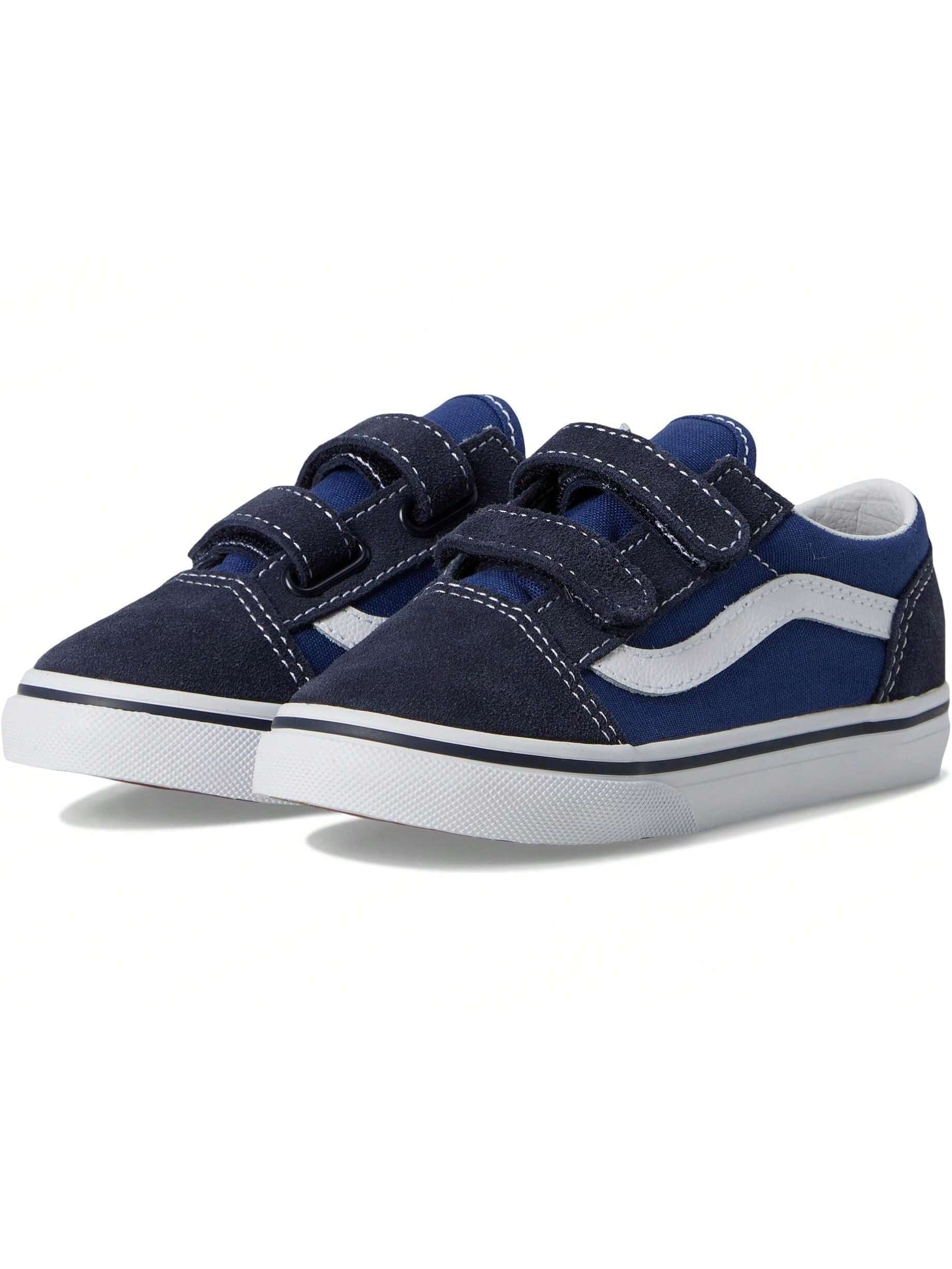 Vans Old Skool V Infant Classic Canvas with Suede Accents and