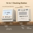 thumbnail image 3 of Dock Station Retro WOKYIS M5 con pantalla HD de 5" y USB-C 10 Gbps, 3 of 9