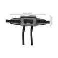 thumbnail image 2 of OUNONA Multifunctional Grey Fly Fishing Belt Bag with Rod Holder Lightweight for Outdoor Storage, 2 of 8