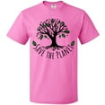 thumbnail image 3 of Inktastic Save the Planet Tree Design with Green Leaves T-Shirt, 3 of 5