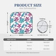 thumbnail image 2 of Kdxio Hawaiian Style Print 2-Piece Sun Shade Front Windshield - Foldable Car Front Window Sunshades for Most Sedans SUV Truck, 2 of 6