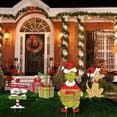 thumbnail image 2 of Letreros navideños con forma de guass para decoración exterior, 4 unidades con estacas, 2 of 7