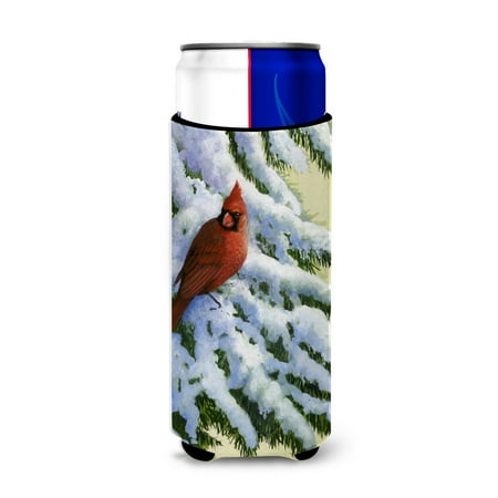

Carolines Treasures BDBA0415MUK Red Cardinal by Daphne Baxter Ultra Beverage Insulators for slim cans Slim Can