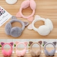 thumbnail image 1 of Cache-oreilles Chat Fourrure Chaud Femme Protection Oreilles Mignon Doux Moelleux Nouveauté Cache-Oreilles, 1 of 5