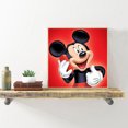 thumbnail image 4 of Cuadros Decorativos Pintura de diamante redondo de Mickey Mouse de dibujos animados DIY Likrtyny embutido en tela, 4 of 9
