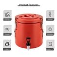 thumbnail image 3 of Miumaeov Desktop Insulated Beverage Dispenser 10L/15L Tank Red Stainless Steel Hot & Cold Drink Dispenser with Faucet for Hot Tea & Coffee, Cold Milk, Juice, 3 of 19