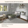 thumbnail image 6 of Dream On Me Brookside Toddler Bed, Steel Grey/White, 6 of 6