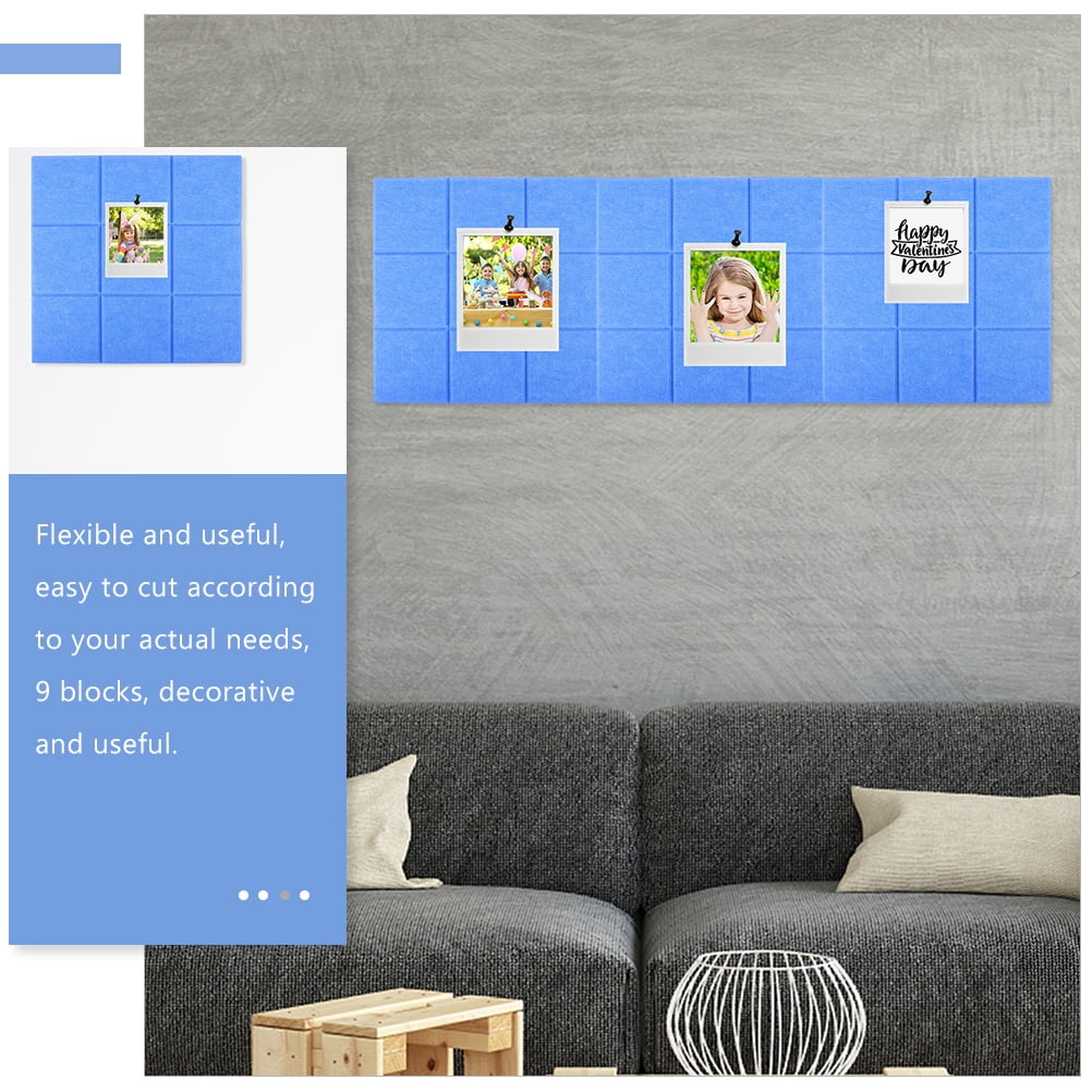Clispeed Sound Panels 6 Pcs Acoustic Sound Insulation Panels Sky-Blue for Homeowners