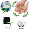 thumbnail image 4 of Sprout Little Green Bookmarks Mini Green Sprout Bookmarks Silicone Grass Buds Bookmarks Creative Gifts for Book Lovers Reading (6 Pieces)4*4cm Green, 4 of 5
