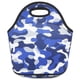 thumbnail image 1 of Lonchera FlowFly de Neopreno Aislante para Niños Camuflaje Azul, 1 of 7