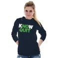 thumbnail image 4 of Know Quit Motivation Workout Exercise Long Sleeve TShirt Men Women Brisco Brands M, 4 of 6