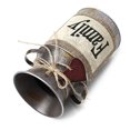 thumbnail image 4 of Rustic Decorative Vase with Greetings and Rope Design Metal Milk Can Country Jug for Living Room, Bedroom, Kitchen (Family), 4 of 9