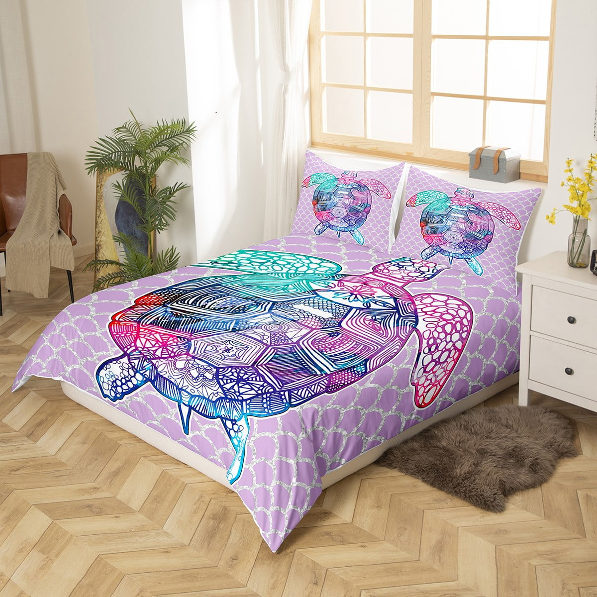 Pink, Purple & Blue Mermaid Minky Cuddle Fabric – Prism Fabrics & Crafts