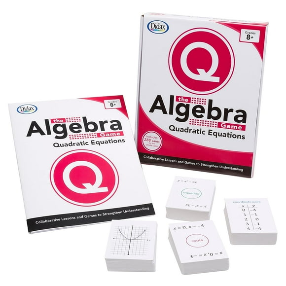 Didax Ressources Éducatives le Jeu d'Algèbre : Équations Quadratiques Jeu Éducatif de Base