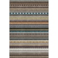 thumbnail image 2 of Addison Rugs Mayfield Premium Machine Washable Transitional Stripes Brown Rectangle Rug, 9' x 12', 2 of 6