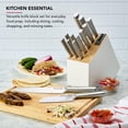 thumbnail image 2 of Juego de cuchillos KitchenAid Slim, bicolor, 14 piezas, blanco, 2 of 7