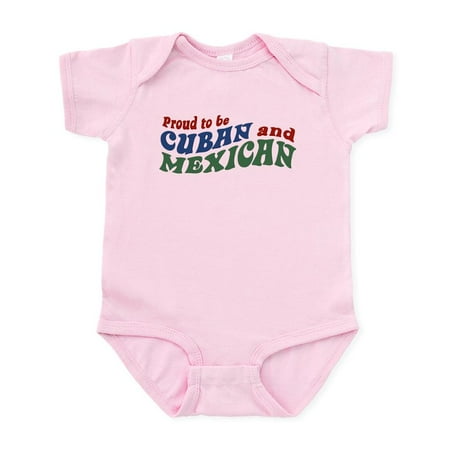 

CafePress - Proud To Be Cuban And Mexican Infant Bodysuit - Baby Light Bodysuit Size Newborn - 24 Months