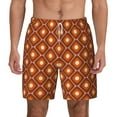 thumbnail image 2 of Goofa 60s and 70s Aesthetic Printed Men's Swim Trunks Board Shorts Quick Dry Mens Swimming Trunks with Compression Liner,Breathable Fit Hawaii Beach Shorts-Small, 2 of 9