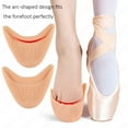 thumbnail image 4 of 2 Pair Silicone Gel Dance Point Pads For Ballet Dancing Foot Tip Protector With Air Hole Breathable Sole Shock Absorbing Inserts, 4 of 6
