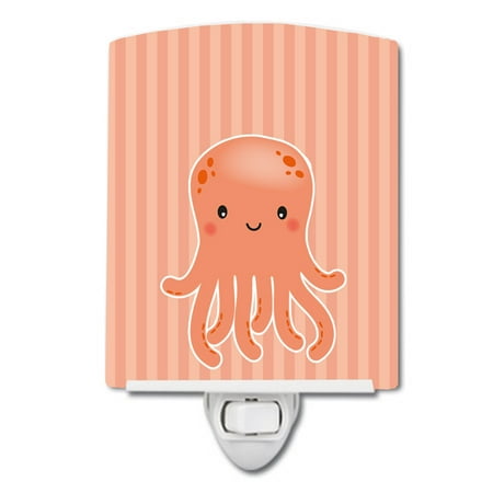 

Caroline s Treasures BB7123CNL Octopus Ceramic Night Light 6x4x3 multicolor