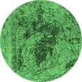 thumbnail image 1 of Ahgly Company Indoor Round Oriental Emerald Green Industrial Area Rugs, 8' Round, 1 of 4
