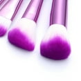 thumbnail image 5 of Kaonry Glittery Transparent Makeup Brush Set for Brushing Purple， Dazzled Glitter Makeup Brush Set - Bling Cute Crystal Brushes Sets for Face Eye Eyeshadow Lip Blushs, 5 of 9