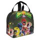 thumbnail image 1 of Bolsa de almuerzo grande Power Rangers para mujeres y hombres, lonchera térmica para adultos, bolsa de almuerzo reutilizable para el trabajo, picnic o viajes (negro), 1 of 8