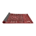 thumbnail image 2 of Ahgly Company Indoor Square Abstract Red Modern Area Rugs, 7' Square, 2 of 4