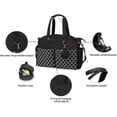 thumbnail image 4 of （Black）Baby Nappy Changing Bag Tote Diaper Bag Backpack with Shou, 4 of 5