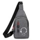 thumbnail image 5 of Bolso de pecho luminoso para niños y hombres, bolso cruzado de moda, cartera pequeña multicapa, mochila pequeña informal para exteriores, 5 of 5