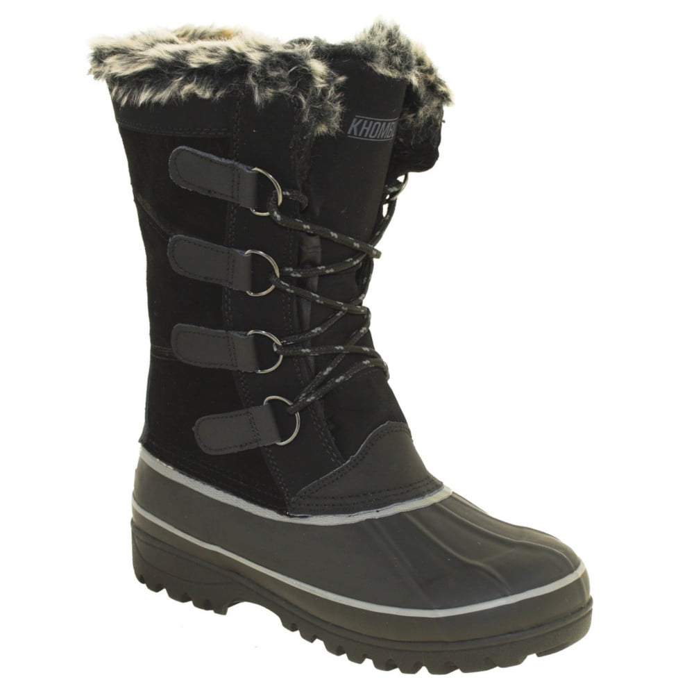 Khombu - NEW Womens Khombu Andie 2 Winter Duck Boot Black Size 8 M ...